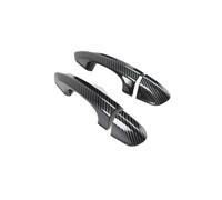 JMORCO Auto Porta Esterna Maniglia Auto Maniglia della Porta Fibra Carbonio per Ford per S550 V6 per GT 2015-2023 Copertura Finiture Esterne Cattura Adesivi Accessori