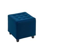 JMORCO Pouf Poggiapiedi Pouf quadrato piccolo con gambe in legno for camera da letto