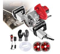 JMOUZHG 1200w / 43° Strumento di smussatura delle Piastrelle,taglierina smussata Professionale per Acqua Pulita Antipolvere, 0,031-0,118 nella Regolazione (A)