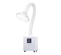 JMOUZHG Assorbitore di Fumo Estrattore di fumi di Saldatura Mini Size - Filtri per Stampante 3D, Forno per Stampante DTF, Saldatura - Salone di Bellezza Black Design (White)