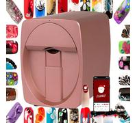 JMOUZHG Digital Mobile Nail Art Printe, 3D Smart Macchina Automatica Stampante per Unghie, Supporto WiFi/Fai da Te/USB, per Uso Domestico Nail Salon Nail Lovers (C)