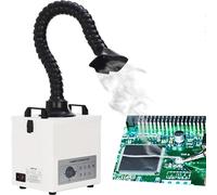 JMOUZHG Estrattore di fumi di Saldatura 100W Forte aspirazione Bruciatore di Fumo con Filtro a 3 stadi, per Saldatura, Stampante DTF e Assorbimento di Fumo