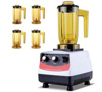 JMOUZHG Frullatore per frullati Commerciale 1200ML Frullatore per frullato frullato Multifunzionale per tritaghiaccio 4 Tazze,Macchina per la Preparazione del tè Macchina per frullare