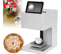 JMOUZHG Macchina per caffè Latte per Uso Alimentare,Display Touch Screen per Stampa Fotografica WiFi,creatore di Decorazioni Fai-da-Te,Adatto per Dessert/tè al Latte/caffè/Pasticceria