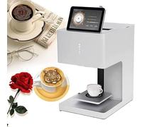 JMOUZHG Macchina per Stampante da caffè 3D Latte Art, Selfie Automatico di Bevande Alimentari con Stampa Connessione Wi-Fi, per caffè Fai da Te per Bar caffè (White)