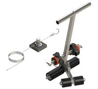 JMOUZHG Macchina traccialinee per parcheggi, con Kit Cerchio, Macchine per tracciare Linee Regolabili per campi da Gioco, Macchina a Nastro per Linee Corte, per Cemento,Asfalto