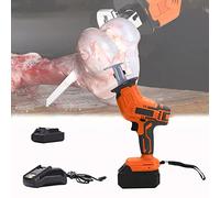 JMOUZHG macellai elettrici per Uso Domestico Commerciale, palmare Professionale, Macchina Multifunzionale Carne congelata Maiale e Pesce Costine - Acquista Adesso (1 Battery)