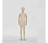 JMOUZHG Manichino Full Body Femmina Maschio, Manichino Torso Regolabile Realistico con Testa, per Abbigliamento (Big Children)