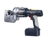 JMOUZHG Punta idraulica 5-in-1, Cordless 18V, 200W, Include 5 matrici, per perforare Fori in Acciaio, Ferro e Alluminio
