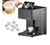 JMOUZHG Stampante per caffè Latte Art, Stampante per Alimenti per Torte, Biscotti e Bevande, Design Personalizzabile per Latte Art, Caricamento Selfie Foto WiFi 27cmx34cmx41cm