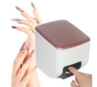 JMOUZHG Stampante per unghie desktop artistica,Stampa con un clic 4800 Dpi Definizione Pittura,Boby Compact Design,Con materiali di consumo rimovibili