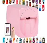 JMOUZHG Stampante per Unghie, Macchina per Stampante Automatica per Unghie 3D Smart, Supporto WiFi/Fai da Te/USB, per Uso Domestico Nail Salon Nail Lovers, A (C)