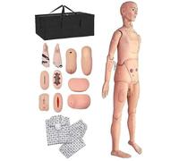 JMOZHCD Cura del paziente Modello Umano Maschile Femminile Formazione sullo scambio Simulazione di rianimazione cardiopolmonare Modello di Anatomia Umana per la Formazione Infermieristica