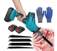 JMOZHCD Macchina elettrica per Il Taglio delle Ossa, Sega Professionale per Il Taglio della Carne con 4 Lame, seghe per Il Taglio delle Ossa, del Metallo, della plastica, dei Rami (A)