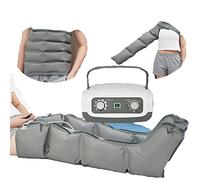 JMOZHCD Massaggiatore a Pressione d'Aria Portatile per Tutto Il Corpo, Massaggio a Tensione, massaggiatore per Gambe, circolazione Aiuta ad alleviare Il Dolore gonfiore (Gray 4 Cavity)