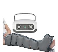 JMOZHCD Massaggiatore per Gambe Compressione dell'Aria Stivali per Recupero Gambe con 6 Cuscini d'Aria Massaggiatore per Gambe Circolazione Vita Gamba Avvolgimento Gamba Piede (A)