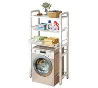 JMOZHCD Portaoggetti per Lavatrice Portabiancheria Lavatrice Asciugatrice sopra Cestello portabiancheria Staffa per portaoggetti per Lavatrice (A 71 * 26 * 158CM)