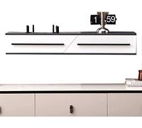 JMOZHCD Supporto TV Galleggiante per Stazione TV montata a Parete, consolle per Armadio, Rack di stoccaggio per Set-Top Box multimediale, Adatto per Soggiorno (80cm C)