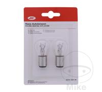 JMP Blister 2 lampadine per auto 12V 21/4W BAZ15D NAOS