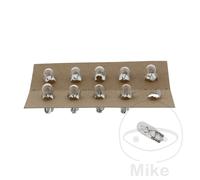 JMP Confezione da 10 lampade a bulbo 12V 3W W2.1X6.5D