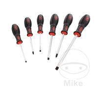 JMP Set di 6 cacciaviti piatti a testa rinforzata 4 X 2 X PH