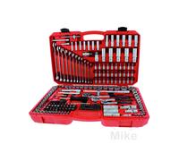 JMP Set di chiavi a bussola e punte per cacciavite 216 pezzi 1/4-3/8-1/2