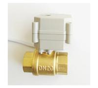 JMRTQMEC TF20-B2-C Valvola elettrica normalmente Aperta/Chiusa a 2 Vie in Ottone BSP/NPT 3/4'' DN20 a Passaggio Completo con indicatore AC110V-230V Ingranaggi in Metallo(Npt,CR202 Normally Open)