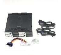 JMT 2.5 "4 Bay SATA 6Gbps Hard Drive Enclosure Optical Drive Mobile Rack per 12.5mm HDD PC Laptop (Enclosure+Fan+Cable kit)