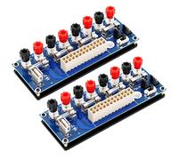 JMT 2 pz 20/24 pin ATX Benchtop scheda adattatore di alimentazione con porta USB 5 V Computer ATX modulo adattatore breakout (blu)