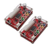 JMT 24 pin ATX Scheda di interruzione e kit custodia in acrilico Modulo adattatore PC Connettore di alimentazione Supporto 3.3V/5V/12V 1.8V-10.8V (ADJ) (2pcs)