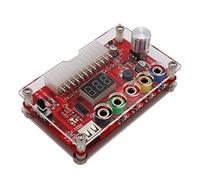 JMT 24 pin ATX Scheda di interruzione e kit custodia in acrilico Modulo adattatore PC Connettore di alimentazione Supporto 3.3V/5V/12V 1.8V-10.8V (ADJ) (1pz)