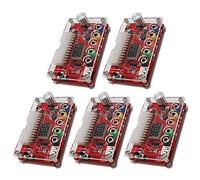 JMT 24 pin ATX Scheda di interruzione e kit di custodia in acrilico modulo adattatore PC connettore di alimentazione supporto 3.3V/5V/12V 1.8V-10.8V (ADJ) (5pcs)