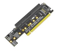 JMT Adattatore PCIe 5.0 X16 a Dual M.2 Mkey e PCIe x16 (x8 Signal) Adattatore Dual M.2 Mkey PCIe5.0 Compatibile con SSD M.2 NVMe che supporta PCI-e Bifurcation x8x4x4