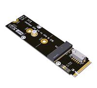 JMT Adattatore riser di rete M.2 M/E Key compatibile con scheda di rete WiFi Blueandtooth wireless Blueandtooth Intel AX210 M.2 NVMe 2260 2280 (R45S-01)
