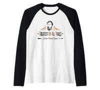 JMT Capra Escursionismo Abbigliamento più Grande di Tutti i sentieri Design Escursionista Maglia con Maniche Raglan