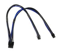 JMT - Cavo di alimentazione doppio mini PCI-E 6 pin 6P a standard PCIE 8Pin 8P scheda grafica video per Apple Mac G5 per accessori Mac Pro (30 cm)