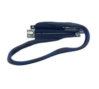 JMT Cavo di prolunga GPU PCIE 4.0 da X8 a X8/X16 16 GBS adattatore server AI placcato argento per scheda grafica scheda di rete (X8 a X16 destra, 30 cm)