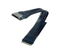 JMT Cavo di prolunga PCIe 4.0 X4 compatibile con M.2 M Key NVME a Oculink SFF-8611 4iSFF-8612 Adattatore gen4 esterno M2OC1C (50 cm)
