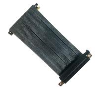 JMT Cavo di prolunga per scheda grafica PCIE 4.0 X16, 32 GB/S, doppio cavo flessibile 16AB4-R per chassis ITX (18,5 cm)