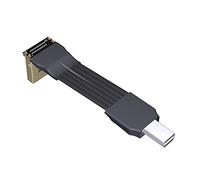 JMT Mini cavo di prolunga DP1.4 maschio a maschio compatibile con Displayport per scheda grafica DP1.4 trasmissione del segnale HDR/DSC (25 cm, M5A-P7B)