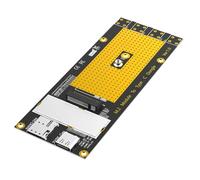 JMT Modulo M.2 B Key 3G/4G/5G a USB-C USB 3.0 adattatore con slot per scheda Nano SIM compatibile con modulo RM500Q RM500U GM800 SIM8200 (solo adattatore)
