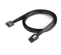 JMT Oculink PCIE SFF 8611 4I 90 gradi a Mini SAS SFF-8087 cavo di connessione computer dati attivo cavo (50 cm)