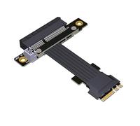 JMT PCI-e 4.0 M.2 WiFi A.E Key a PCI-e x1/x4/x16 Slot Riser Extender Scheda Adattatore Gen4.0 Cavo PCIE 8G/BPS (15 cm, Pcie4.0 4X M52JF)