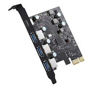 JMT PCI-E a USB 3.0 Tipo A+Tipo C Scheda di espansione FL110 Chipset 5 Gbps per PC desktop Host Card Supporto Linus, Windows 10/8/7/XP e MAC OS 10.8.2 sopra (1X USB-C + 3X USB-A)