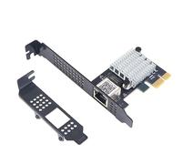 JMT Scheda LAN di rete 100/1000M/2500M Gigabit RJ45 a porta singola PCIe 2.5G con chip I225 IO-PCE225-GLAN
