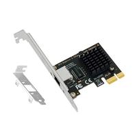 JMT Scheda PCIE interna 2500Mbps Gigabit Scheda di rete 100/1000/2500Mbps RTL8125/I225V RJ45 Scheda di rete PCI-E 2.5G (LE8105)