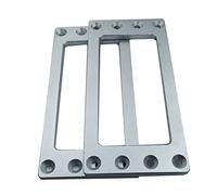 JMT Staffa per disco rigido da 2,5 pollici per PC SSD HDD Gabbia con scatola multistrato, impilabile per armadio HD esterno Docking Station Base SATA (argento)
