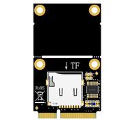 JMT Supporto scheda adattatore da mini PCI a TF/USB-C per lettore di schede per computer portatili, supporta applicazioni a mezza altezza (MINI PCI-E a TF singolo)