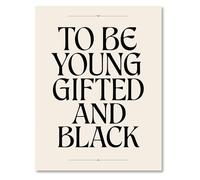 JMVLVLOA Black Girl Excellence Poster for Home Office Decor | Promote resilience and joy using this inspiration poster(Unframed,16x24inch(40x60cm))
