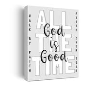 JMVLVLOA Inspirational Christian Gift Canvas Art Wall Decor for Home Office Faith Based Christmas Birthday Housewarming(08x12inch(20x30cm),Unframed)